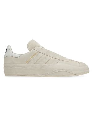 Men's Gazelle Leather Sneakers - Cream - Size 12 - Cream - Size 12