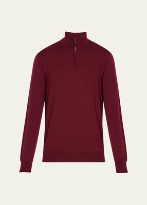 Men's Gift Of Kings Wool Quarter-Zip Sweater