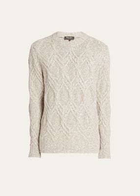Men's Girocollo Khitan Wool Cashmere Sweater