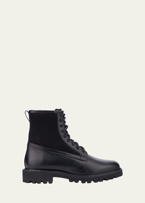 Men's Gitano Weatherproof Leather and Suede Lace-Up Boots