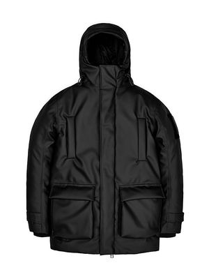 Men's Glacial Hooded Parka - Black - Size Medium - Black - Size Medium