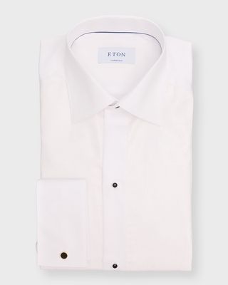 Men's Glitter Bib-Front Dress Shirt