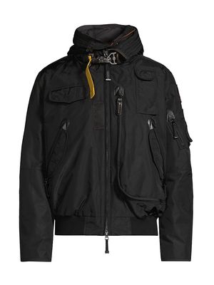Men's Gobi Hooded Down Jacket - Black - Size Medium