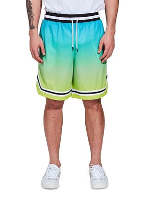 Men's Gradient Basketball Shorts - Safety Yellow - Size Small - Safety Yellow - Size Small