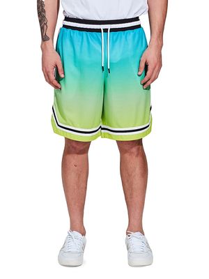 Men's Gradient Basketball Shorts - Safety Yellow - Size XS - Safety Yellow - Size XS