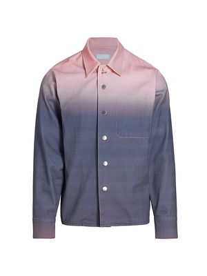 Men's Gradient Overshirt - Gradient Multi - Size Medium