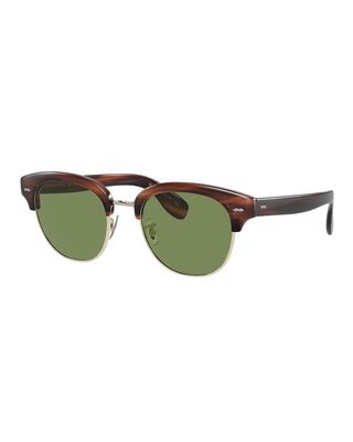 Men's Grant Half-Rim Sunglasses