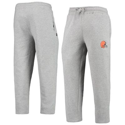 Men's Gray Cleveland Browns Starter Option Run Sweatpants in Heather Gray