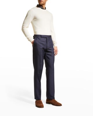 Men's Gregory 2P Silk Trousers