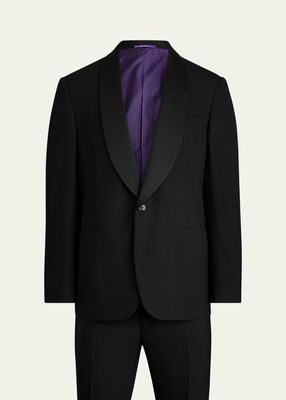 Men's Gregory Barathea Wool Shawl Tuxedo