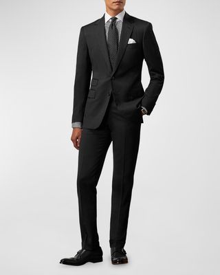 Men's Gregory Hand-Tailored Wool Serge Suit