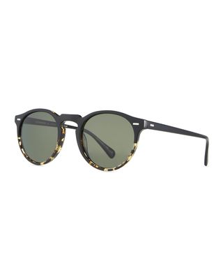 Men's Gregory Peck Polarized Round Sunglasses
