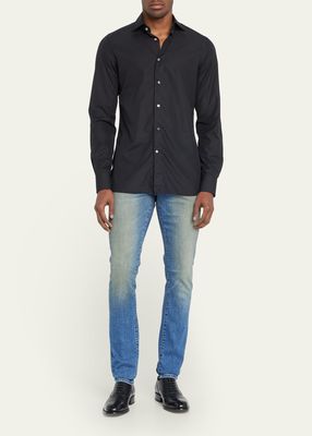Men's Greyson Skinny Zip-Cuff Jeans