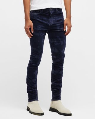 Men's Greyson Tonal Tie-Dye Skinny Jeans