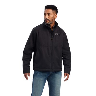 Men's Grizzly Canvas Jacket in Black