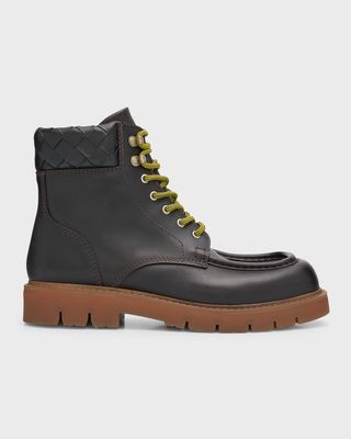 Men's Haddock Leather Lace-Up Boots