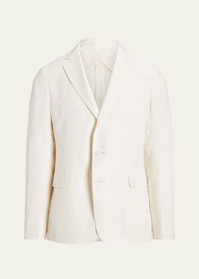 Men's Haldey Silk and Line Single-Breasted Dinner Jacket