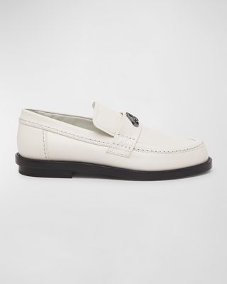 Men's Half Seal Leather Penny Loafers