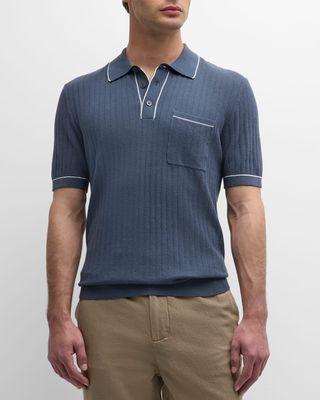 Men's Hardy Ribbed Polo Shirt