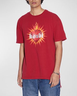 Men's Heart Flame Biggie T-Shirt