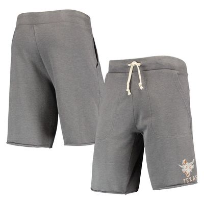 Men's Heathered Gray Alternative Apparel Texas Longhorns Victory Lounge Shorts in Heather Gray