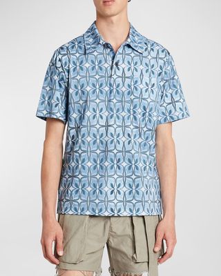 Men's Helder Printed Polo Shirt