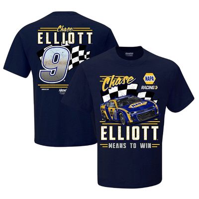Men's Hendrick Motorsports Team Collection Navy Chase Elliott NAPA Throwback T-Shirt