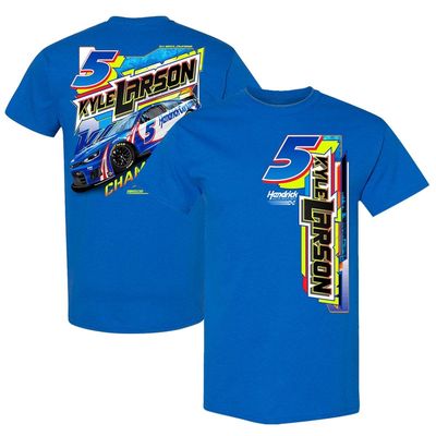 Men's Hendrick Motorsports Team Collection Royal Kyle Larson Car T-Shirt