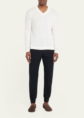 Men's Henri Cashmere V-Neck Sweater