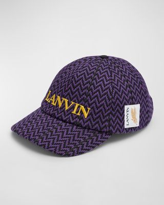 Men's Herringbone Logo Baseball Cap