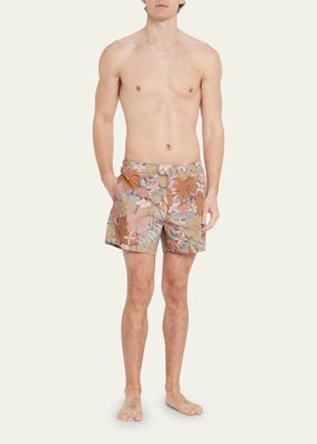 Men's Hibiscus Floral Swim Shorts