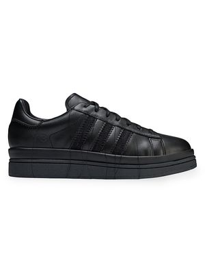 Men's Hicho Leather Low-Top Sneakers - Black - Size 10.5 - Black - Size 10.5