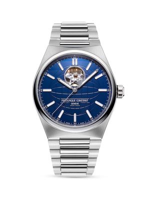 Men's Highlife Heartbeat Stainless Steel Bracelet Watch - Blue - Blue