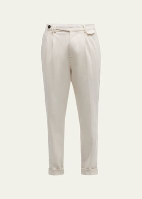 Men's Hollywood Glamour Pleated Pants