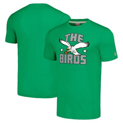 Men's Homage Kelly Green Philadelphia Eagles Hyper Local Tri-Blend T-Shirt