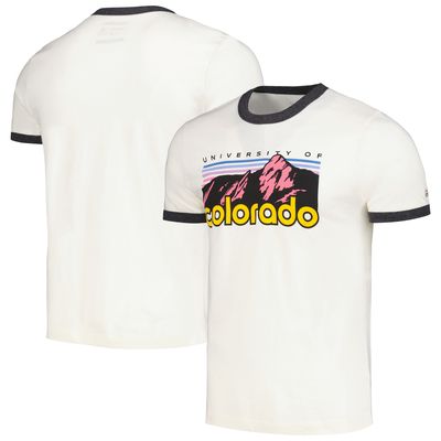 Men's Homefield Cream Colorado Buffaloes Mountains Ringer T-Shirt