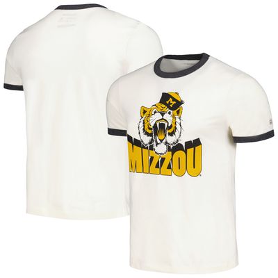 Men's Homefield Cream Missouri Tigers Mountains Ringer T-Shirt