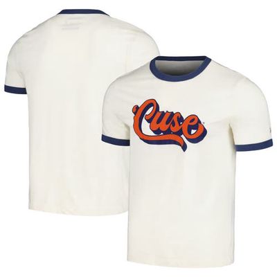 Men's Homefield Cream Syracuse Orange "'Cuse" Ringer T-Shirt
