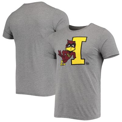 Men's Homefield Gray Iowa State Cyclones Vintage Cy the Cardinal T-Shirt