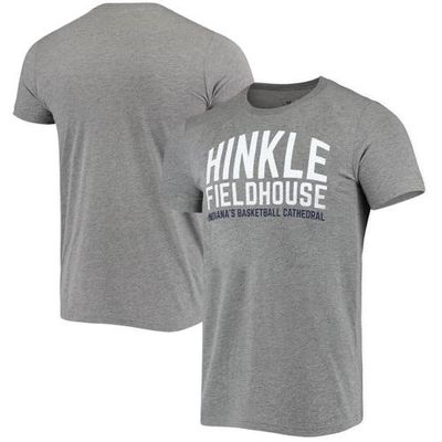Men's Homefield Heather Gray Butler Bulldogs Vintage Hinkle Fieldhouse Basketball T-Shirt