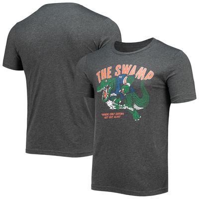 Men's Homefield Heathered Charcoal Florida Gators Vintage Team T-Shirt in Heather Charcoal