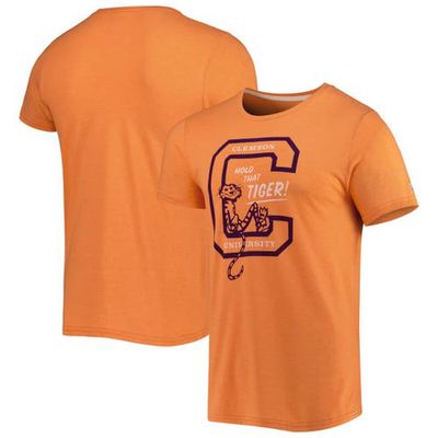 Men's Homefield Heathered Orange Clemson Tigers Hold That Vintage T-Shirt in Heather Orange