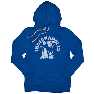Men's Homefield Royal Indianapolis Colts Tri-Blend Pullover Hoodie