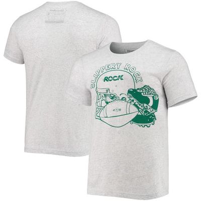 Men's Homefield White Slippery Rock Pride Vintage Football T-Shirt