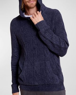 Men's Hooded Henley Sweater