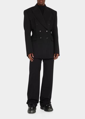 Men's Hourglass Double-Breasted Sport Coat