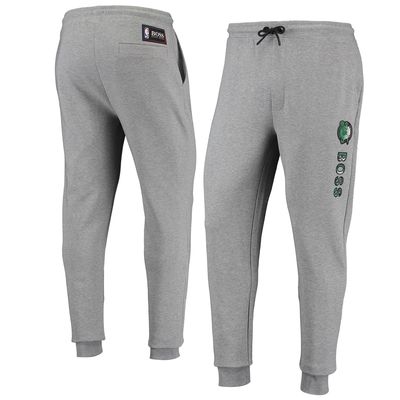 Men's Hugo Boss Heathered Gray Boston Celtics Slam Dunk 2 Jogger Pants