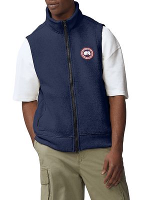 Men's Humannature Mersey Fleece Vest - Atlantic Navy - Size XS