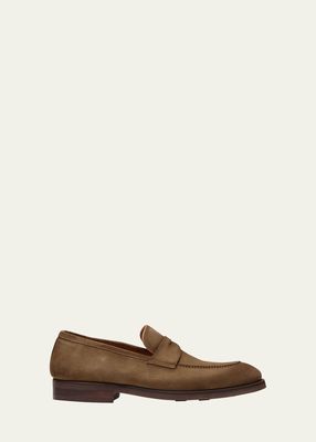 Men's Hume Suede Penny Loafers