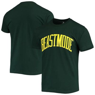 Men's Hunter Green Beast Mode Collegiate Wordmark T-Shirt